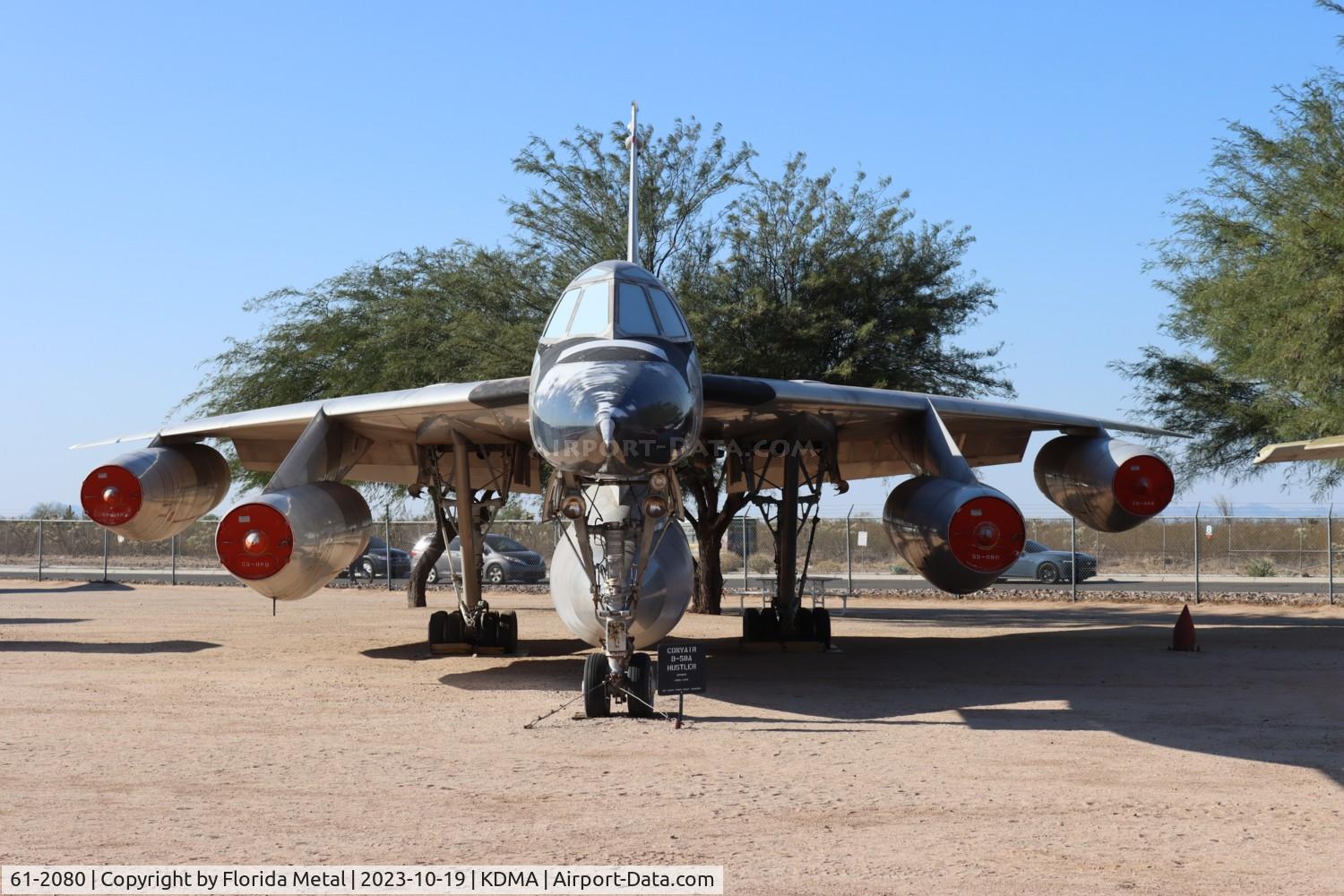 61-2080, 1961 Convair B-58A Hustler C/N 116, B-58 zx