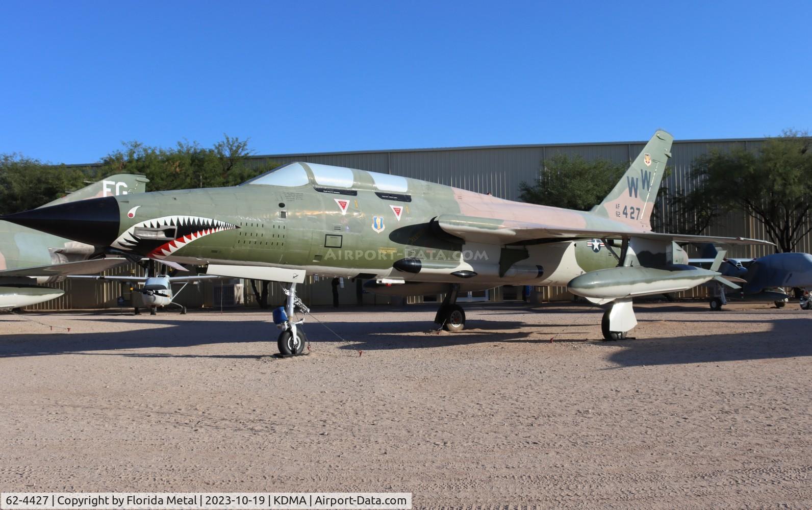 62-4427, Republic F-105G Thunderchief C/N F16, F-105 zx