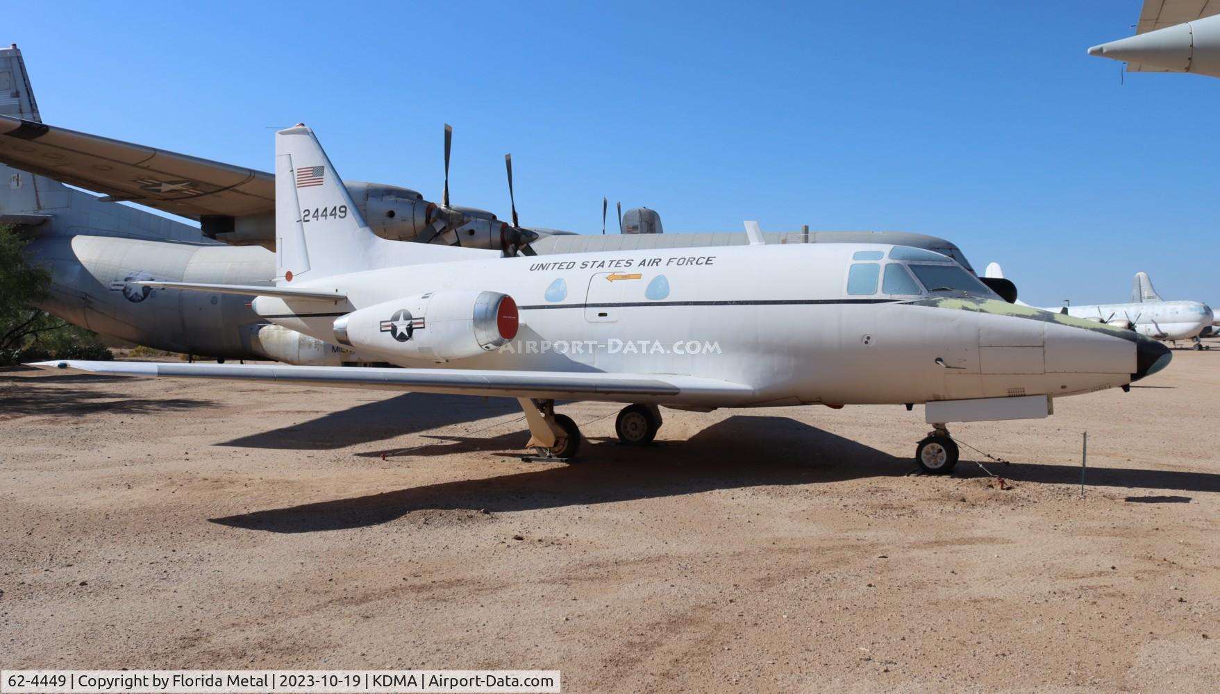 62-4449, 1962 North American CT-39A Sabreliner C/N 276-2, T-39 zx