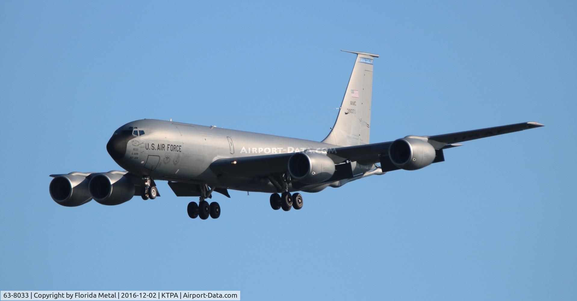 63-8033, 1963 Boeing KC-135R Stratotanker C/N 18650, KC-135R zx