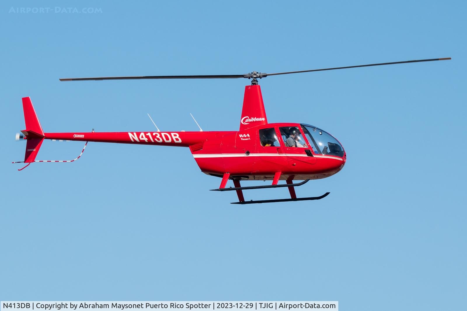 N413DB, 2003 Robinson R44 C/N 1299, First in data base