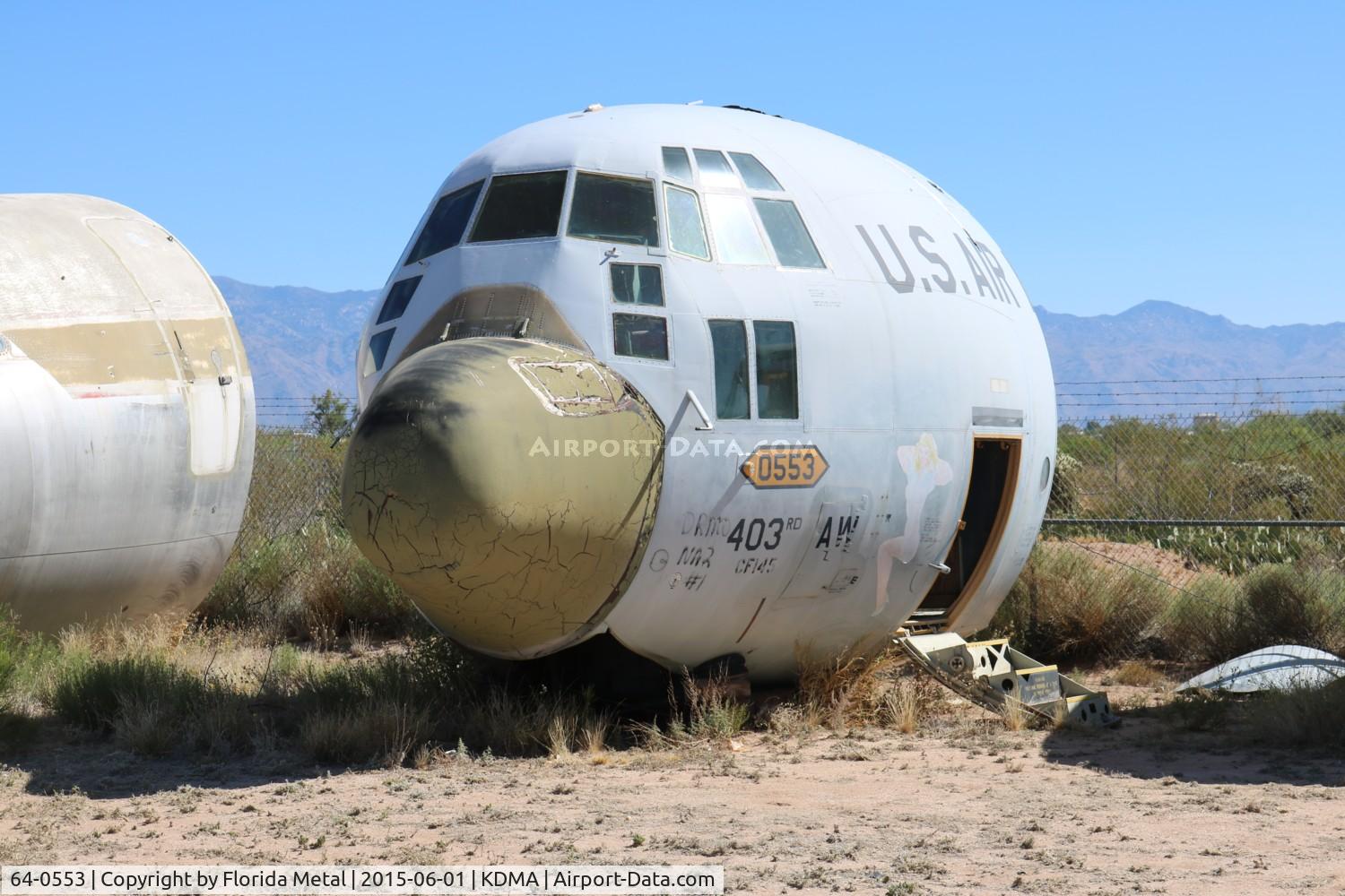64-0553, 1964 Lockheed WC-130E Hercules C/N 382-4048, Boneyard zx