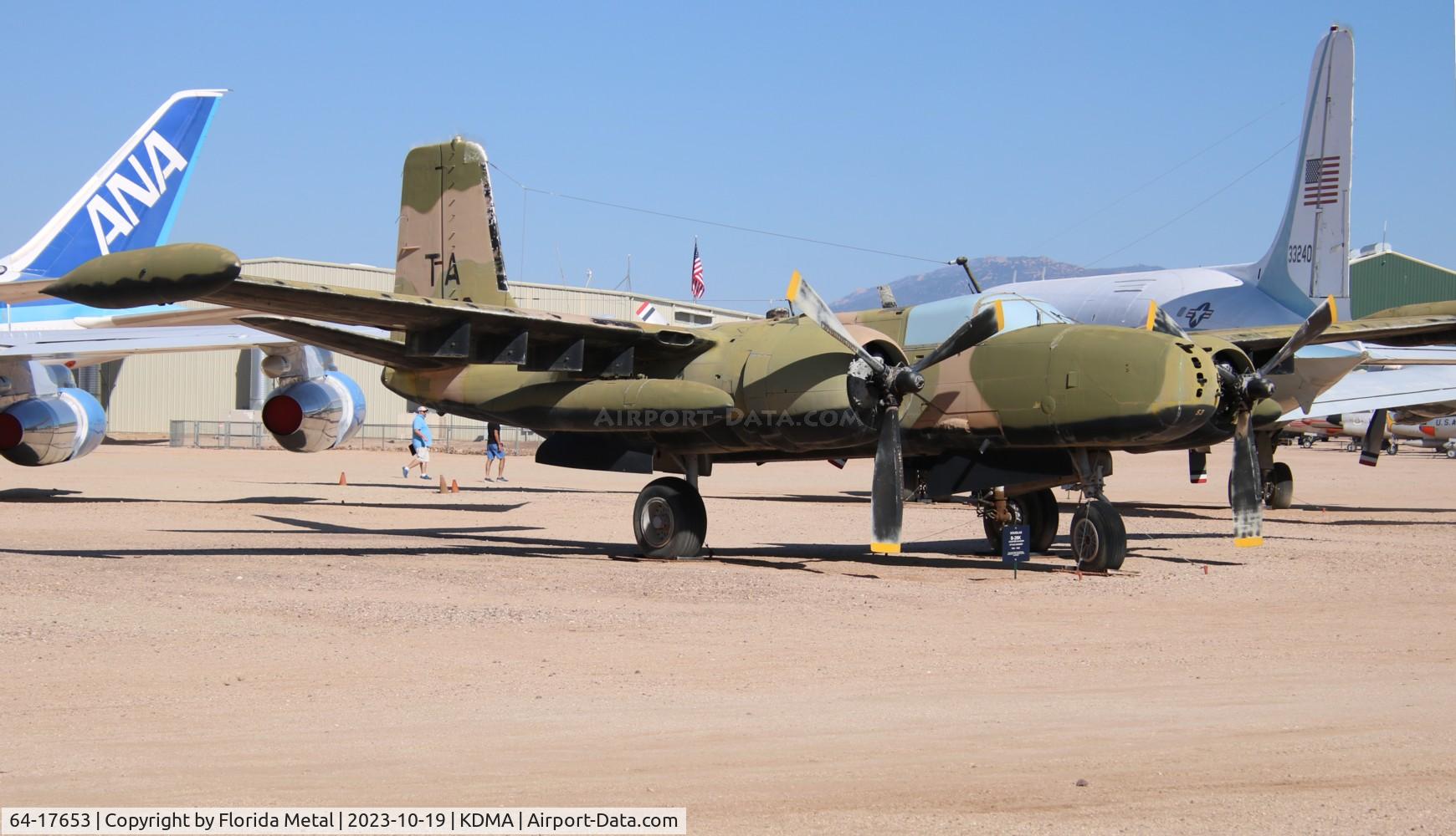 64-17653, Douglas-On Mark B-26K Counter Invader C/N 7091 (was 41-39378), B / A-26 zx