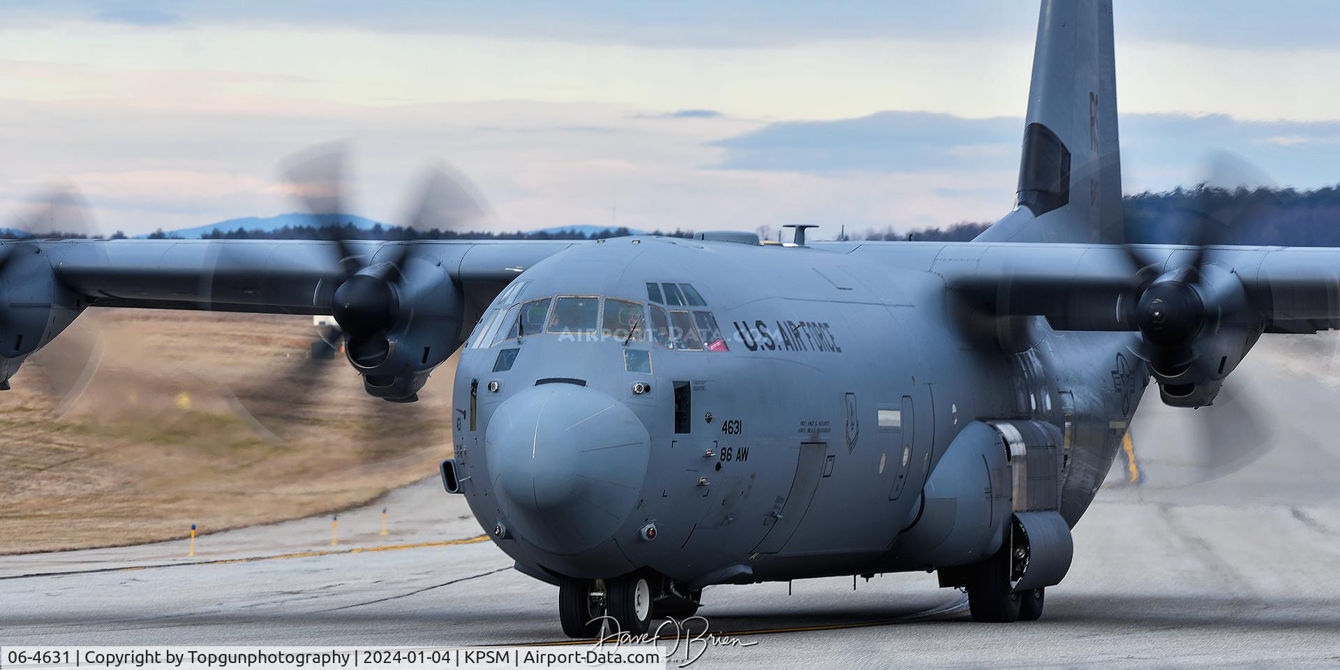 06-4631, 2006 Lockheed Martin C-130J-30 Super Hercules C/N 382-5582, HERKY61 taxiing to RW34