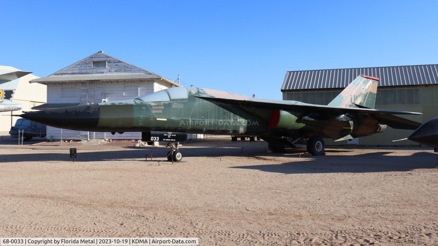 68-0033, 1968 General Dynamics F-111E Aardvark C/N A1-202, F-111 zx