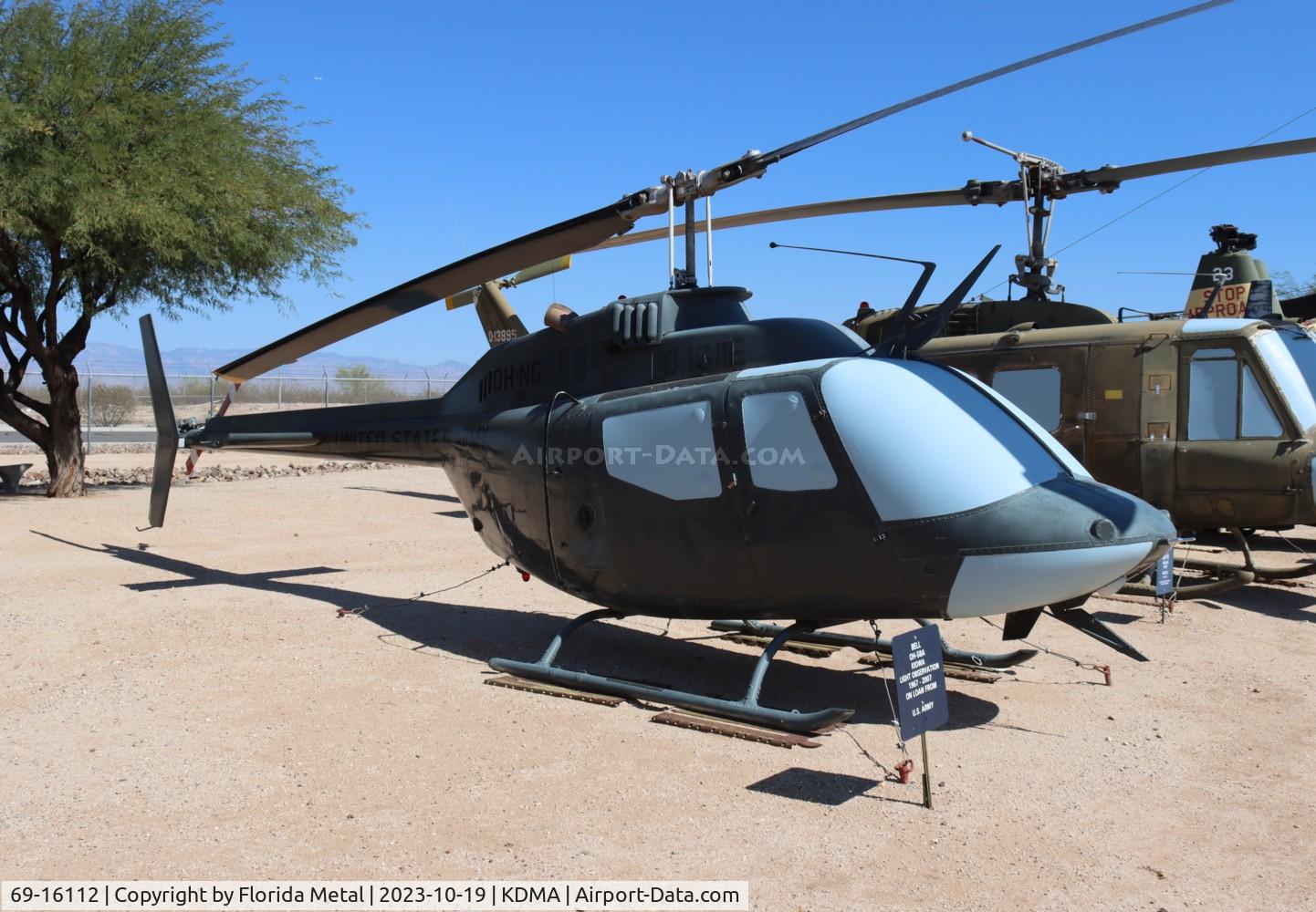 69-16112, Bell OH-58A Kiowa C/N 40333, OH-58 zx