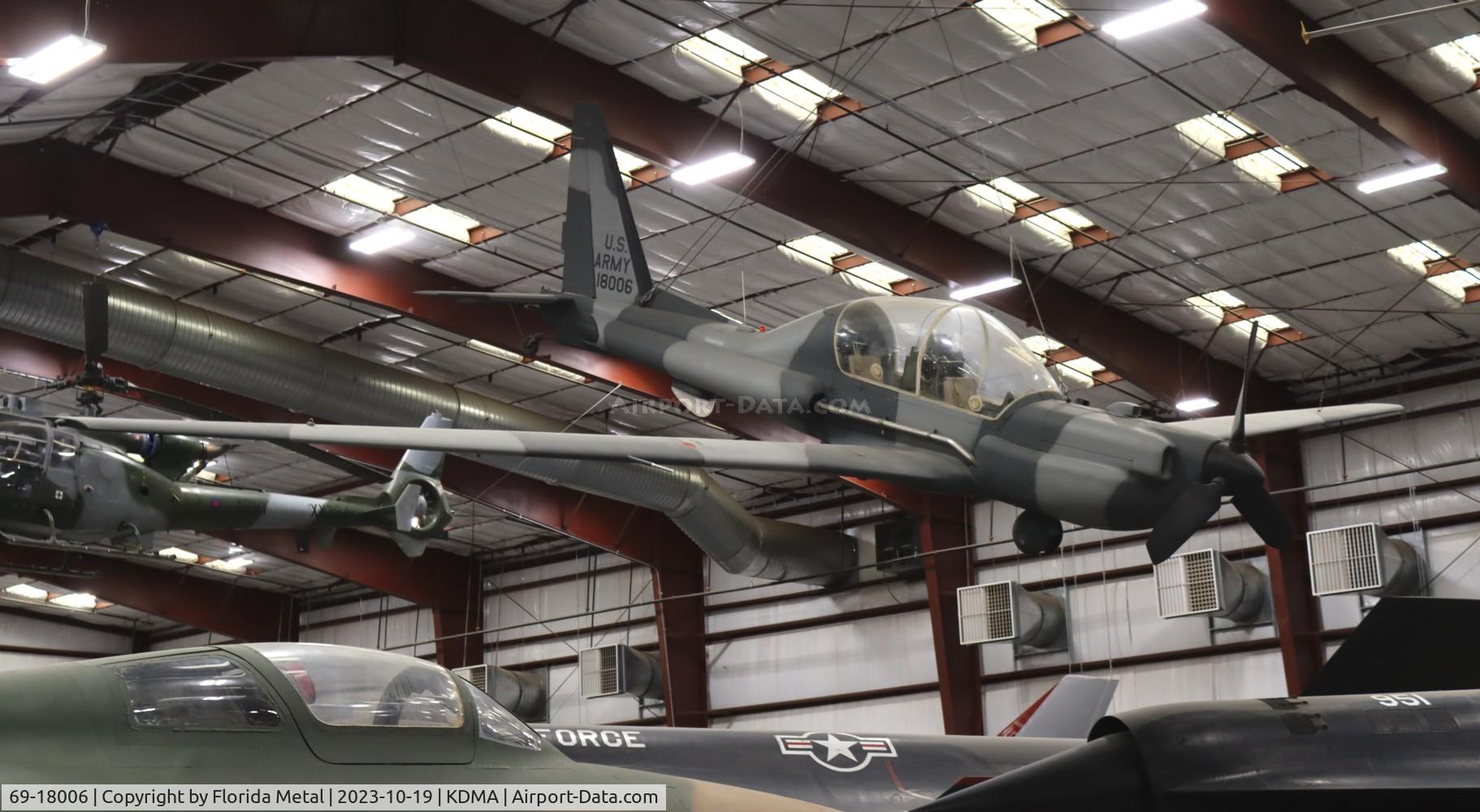 69-18006, 1969 Lockheed YO-3A Quiet Star C/N 007, YO-3A zx