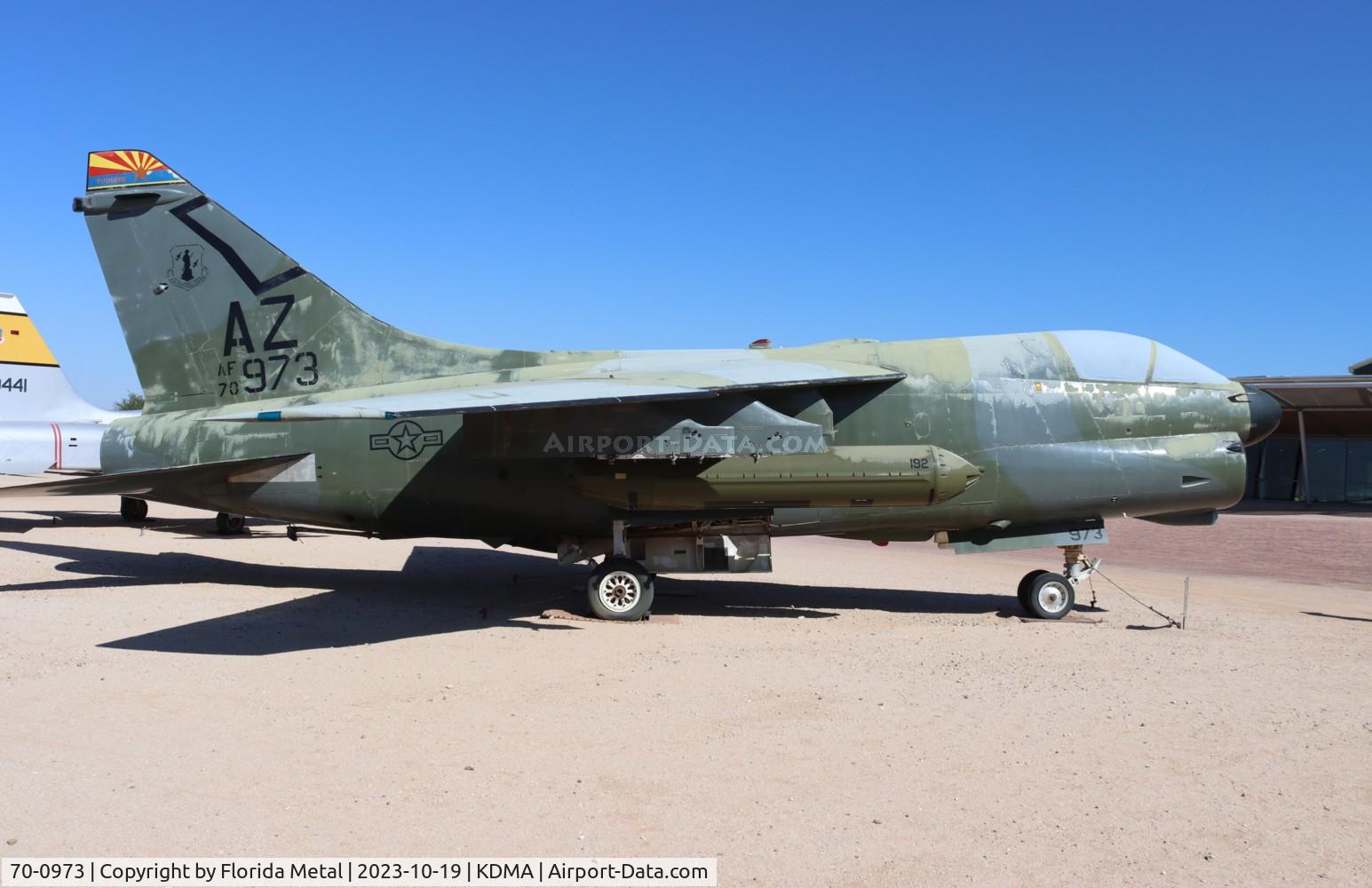 70-0973, 1970 LTV A-7D Corsair II C/N D-119, USAF A-7 zx