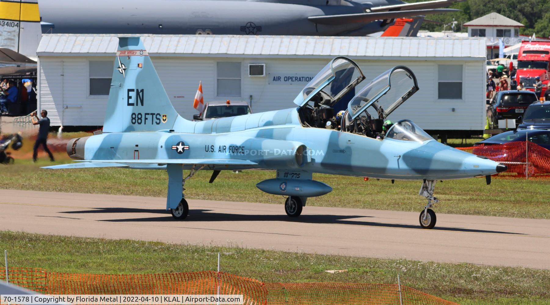 70-1578, 1970 Northrop T-38C Talon C/N T6268, Sun N Fun 2022 zx LAL
