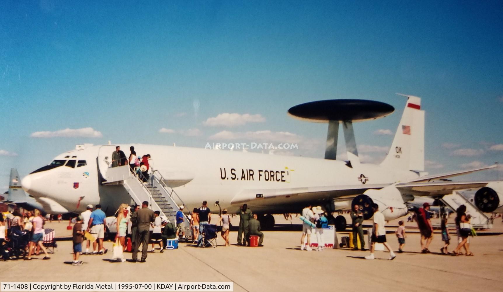 71-1408, 1972 Boeing E-3A Sentry C/N 20519, E-3 zx