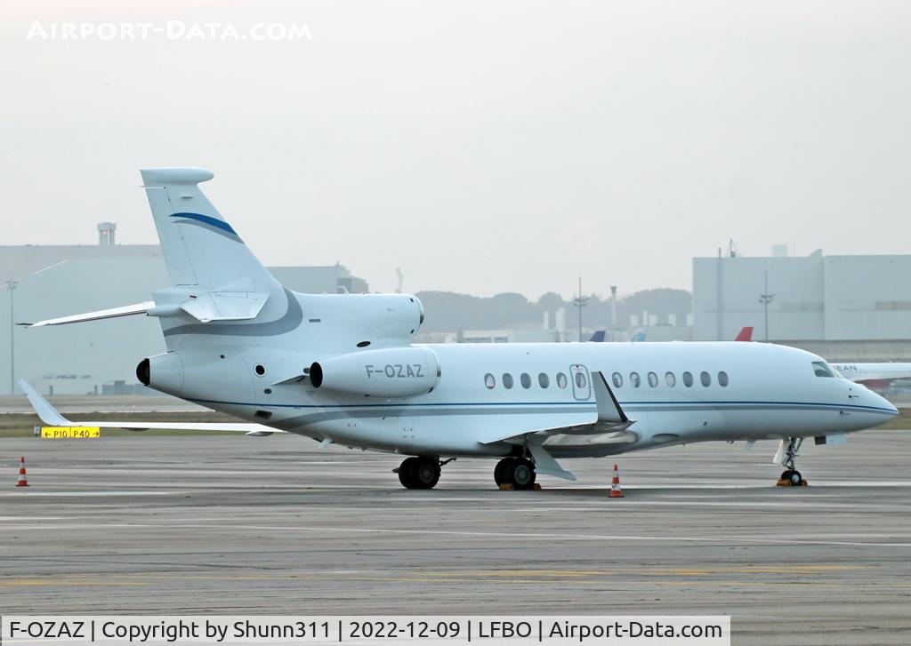 F-OZAZ, 2021 Dassault Falcon 7X C/N 293, Parked at the General Aviation area...