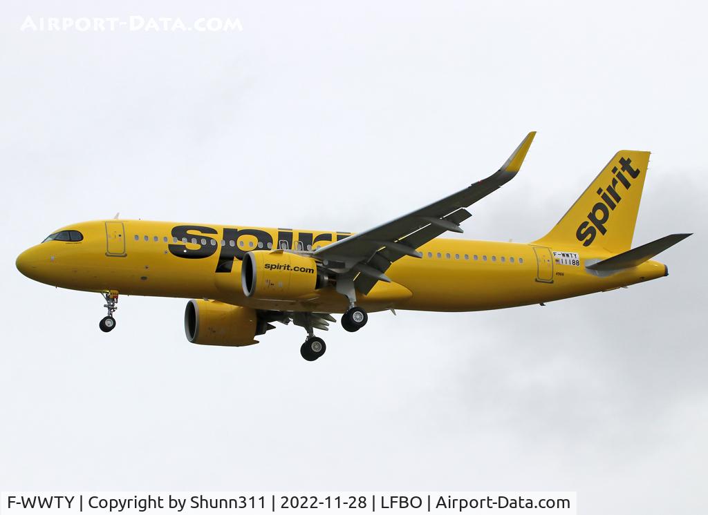 F-WWTY, 2022 Airbus A320-271N C/N 11188, C/n 11188 - To be N966NK