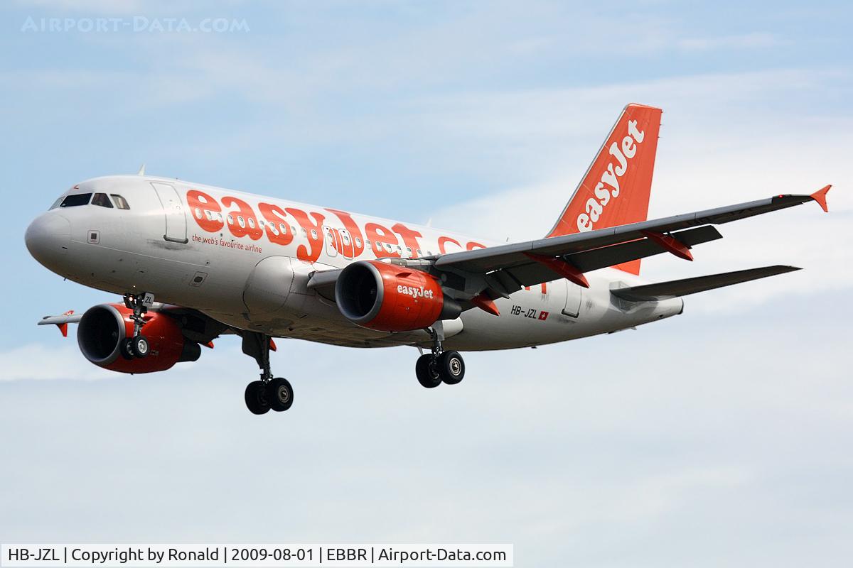 HB-JZL, 2004 Airbus A319-111 C/N 2353, at bru