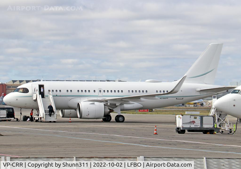 VP-CRR, 2020 Airbus A319-153N (CJ) C/N 10339, Parked at the General Aviation area...