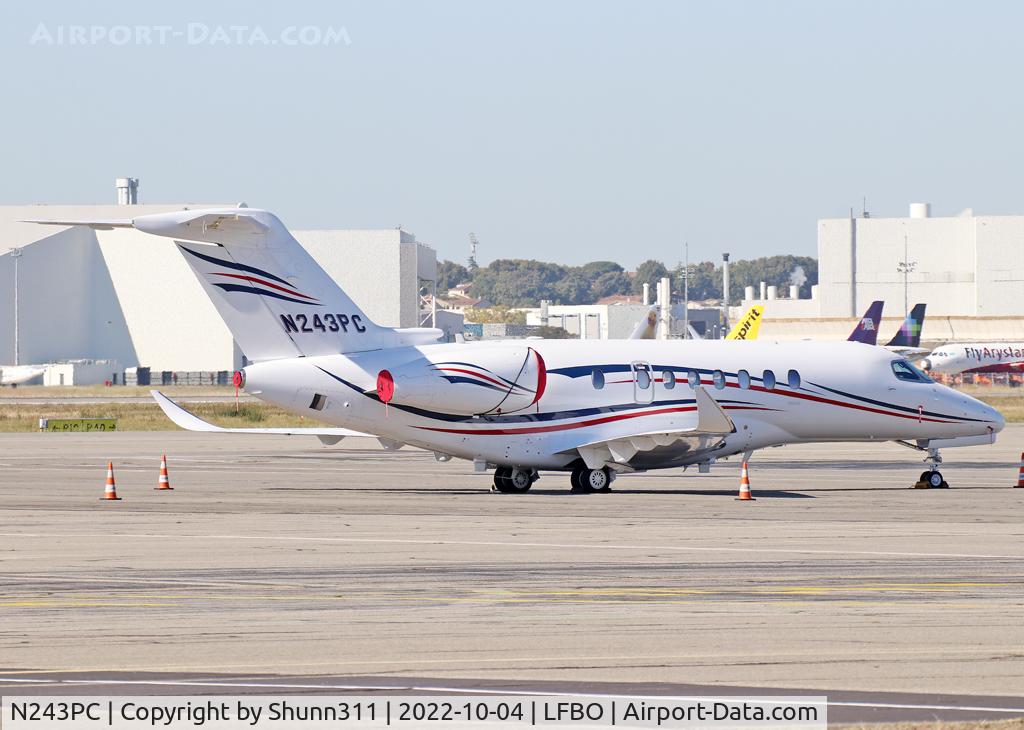 N243PC, 2020 Cessna 700 Citation Longitude C/N 700-0039, Parked at the General Aviation area...