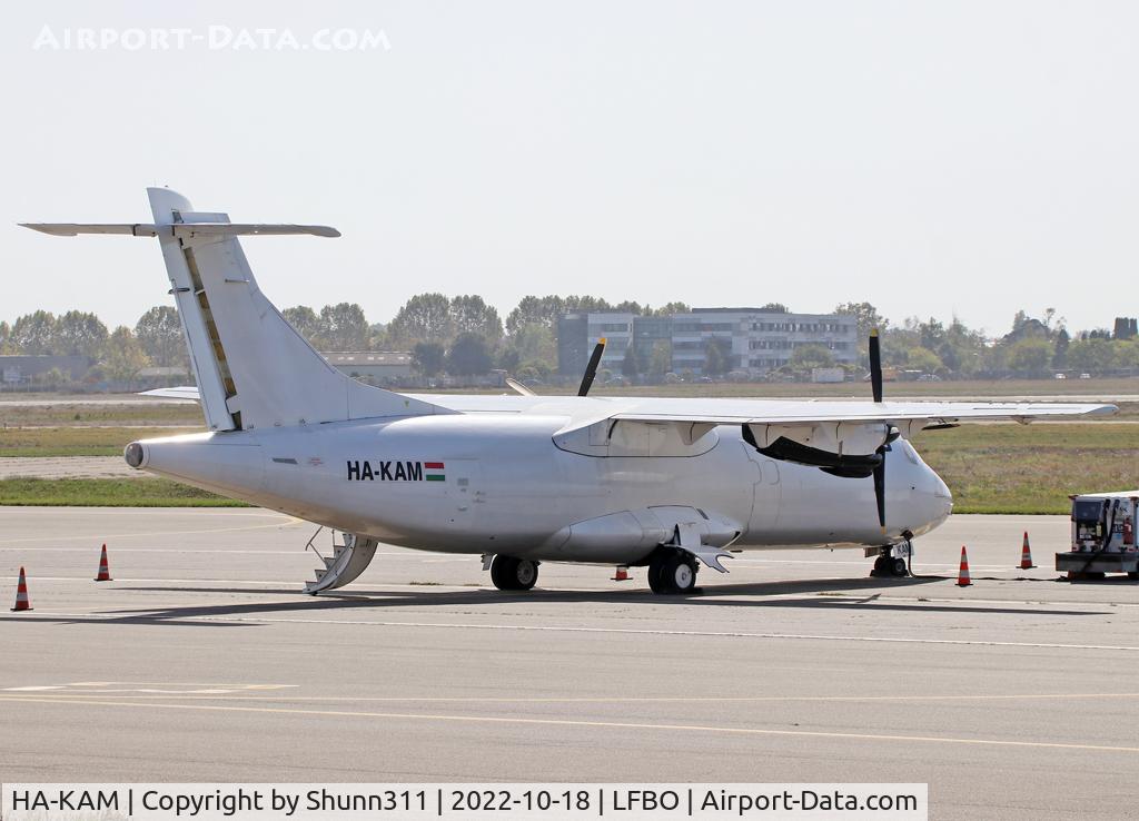 HA-KAM, 1987 ATR 42-320(F) C/N 66, Parked at the General Aviation area...