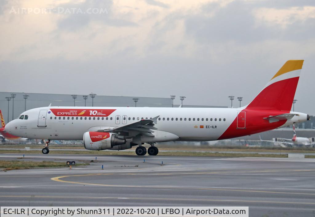 EC-ILR, 2002 Airbus A320-214 C/N 1793, Ready for take off from rwy 14L with special markings