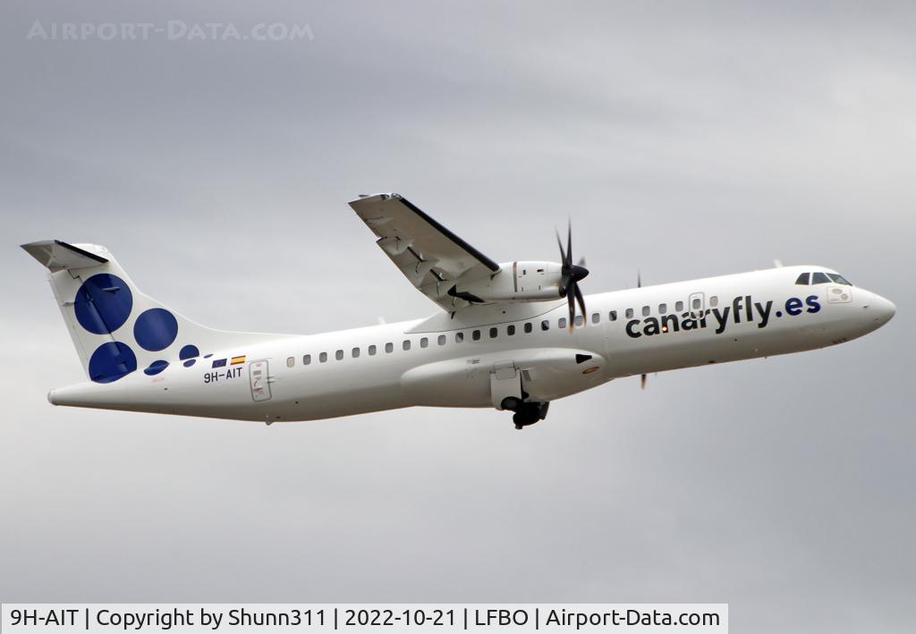 9H-AIT, 2008 ATR 72-212A C/N 785, Go around over rwy 14R during test flight...