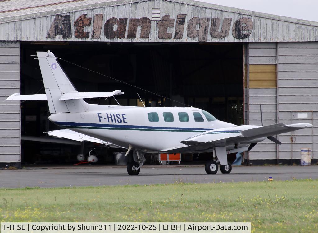 F-HISE, 1982 Cessna T303 Crusader C/N T30300160, Parked...