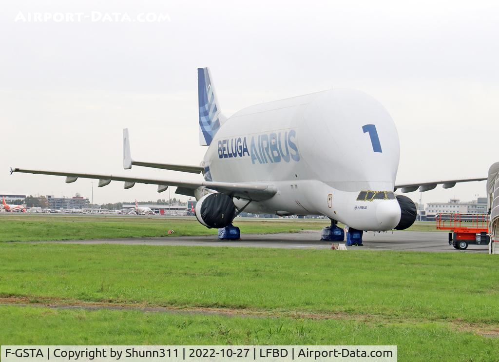 F-GSTA, 1994 Airbus A300B4-608ST Super Transporter C/N 655, Parked and stored...