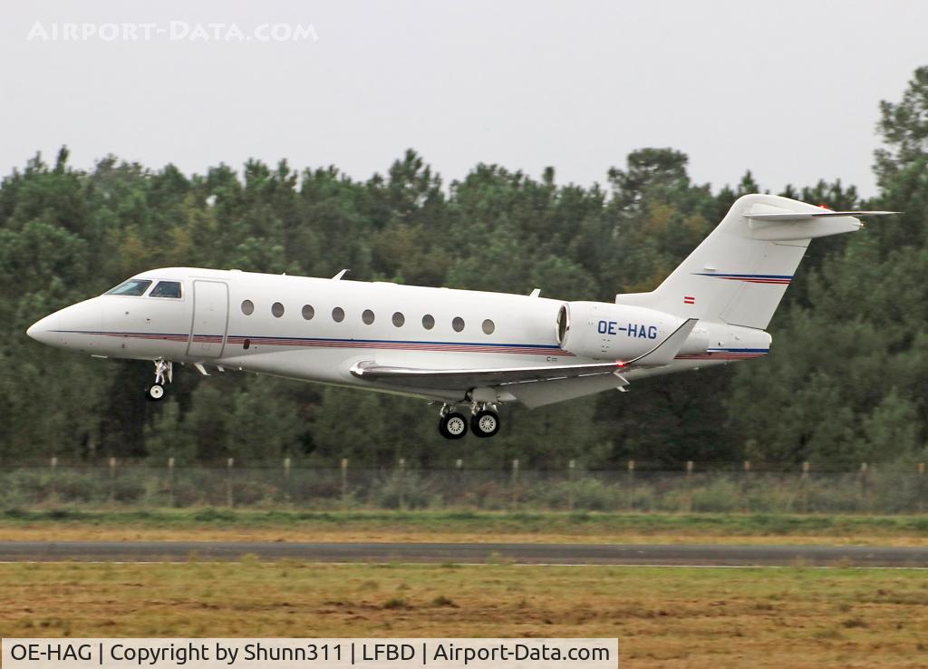 OE-HAG, 2002 Israel Aircraft Industries Gulfstream 200 C/N 065, Landing rwy 11