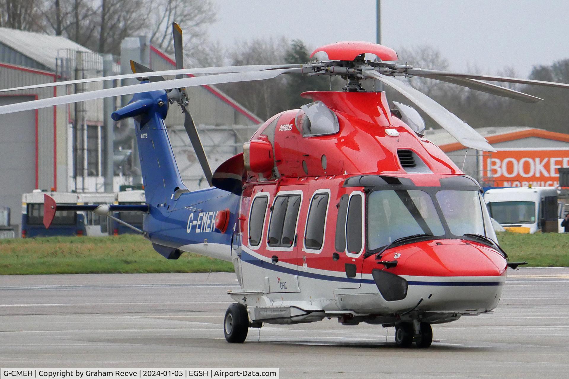 G-CMEH, 2022 Airbus Helicopters AS-350B-3 Ecureuil C/N 9108, Parked at Norwich.