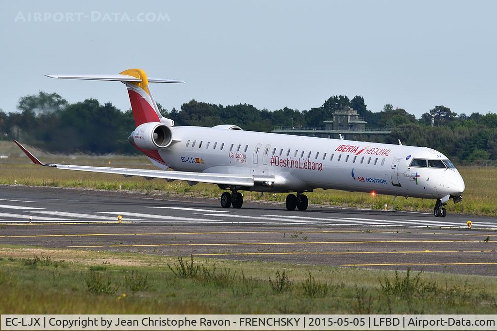 EC-LJX, 2010 Bombardier CRJ-1000ER NG (CL-600-2E25) C/N 19008, Ibéria from Madrid