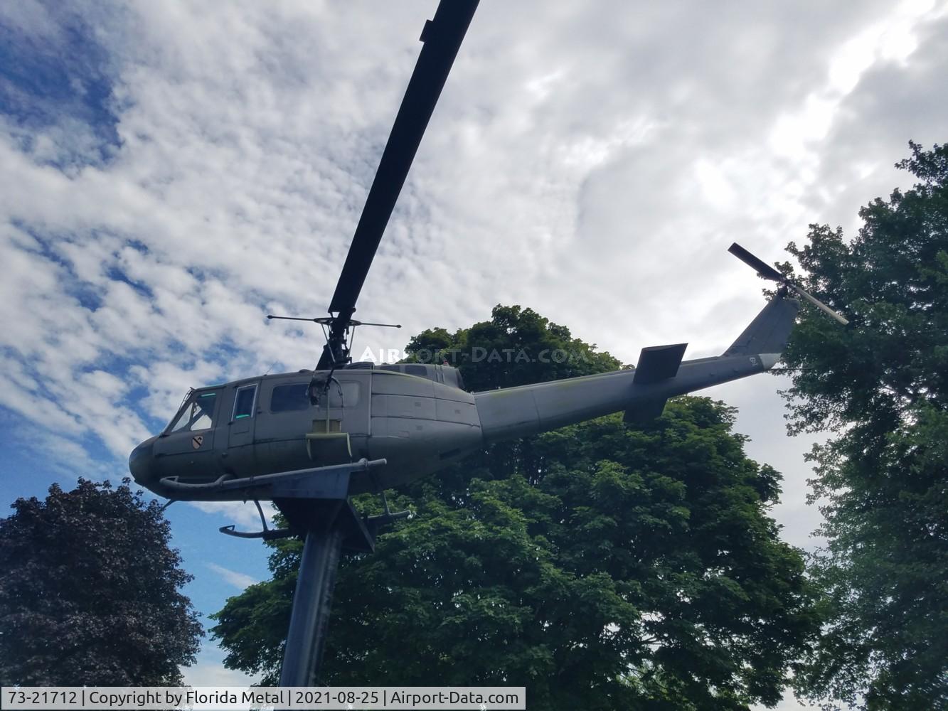 73-21712, 1973 Bell UH-1H C/N 13400, UH-1 zx River Rouge MI