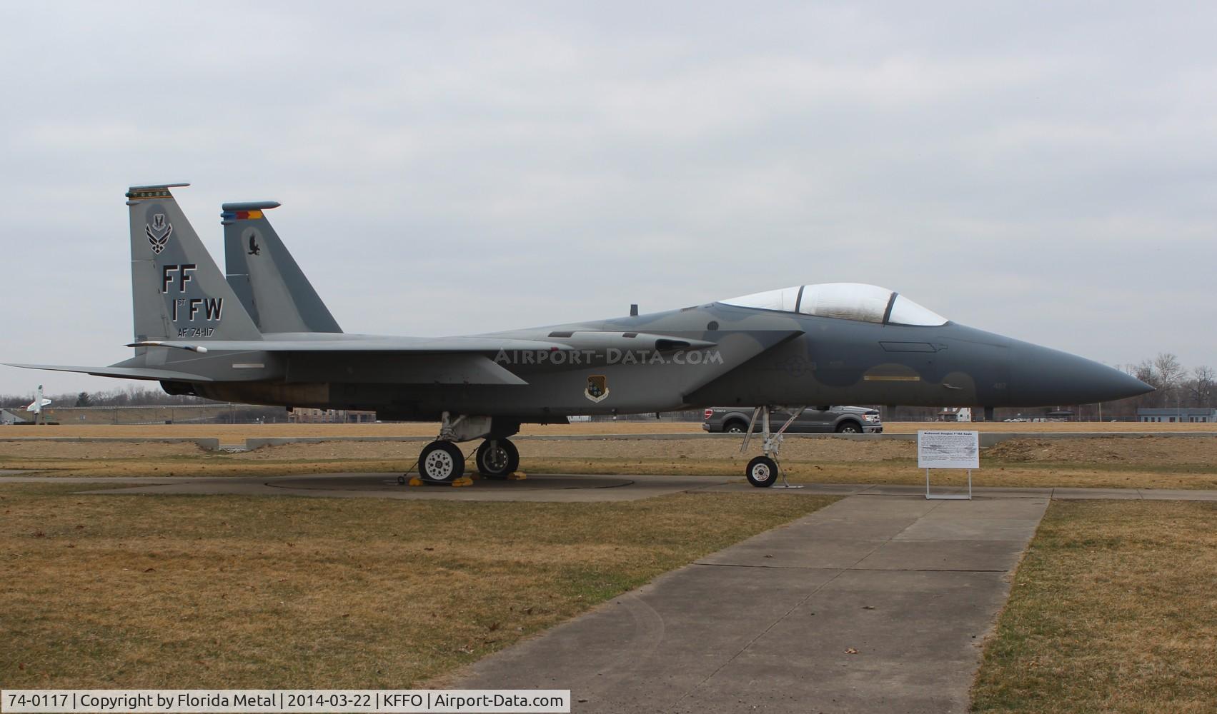 74-0117, 1974 McDonnell Douglas F-15A Eagle C/N 0093/A078, USAF Museum zx