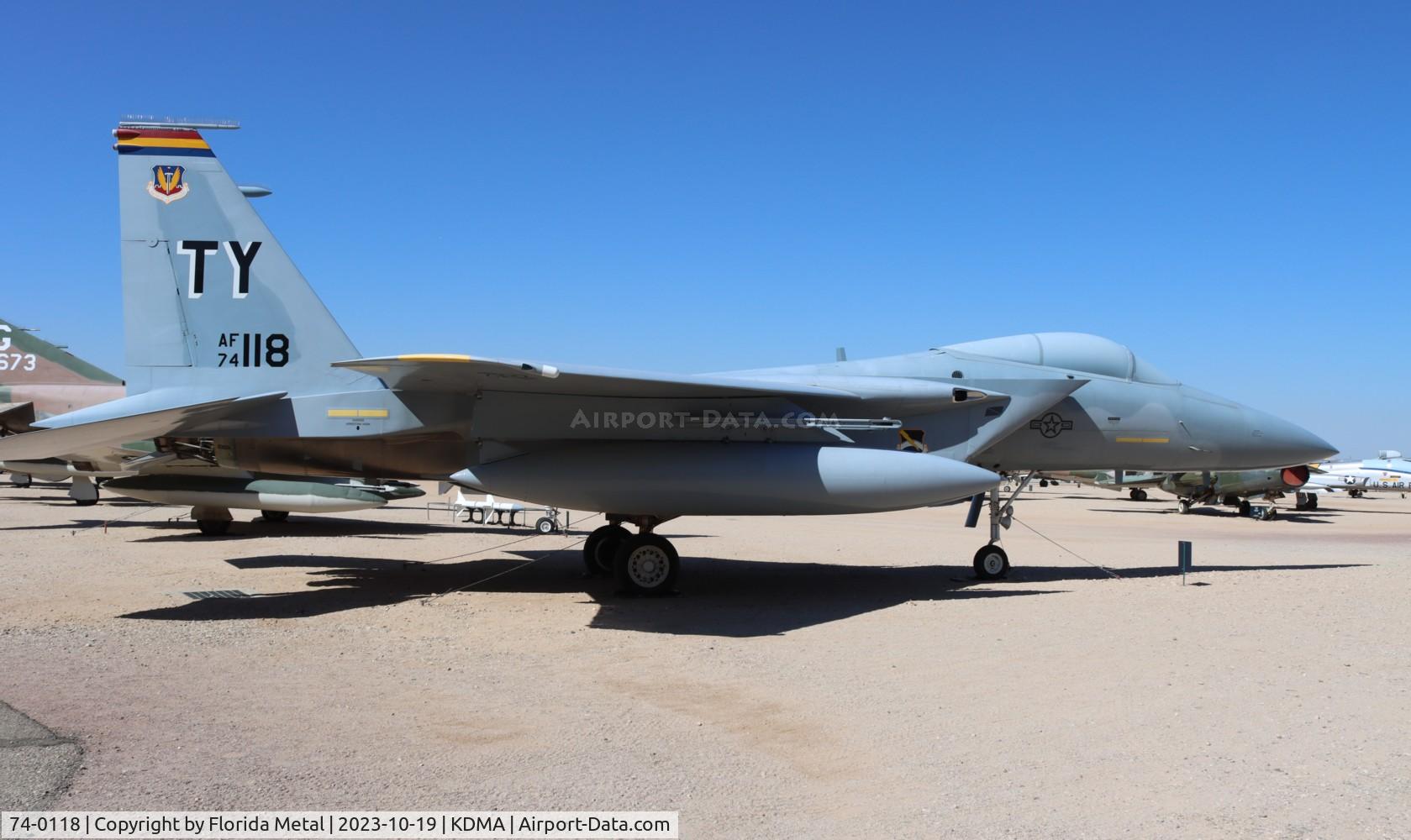 74-0118, 1974 McDonnell Douglas F-15A Eagle C/N 0094/A070, F-15 zx