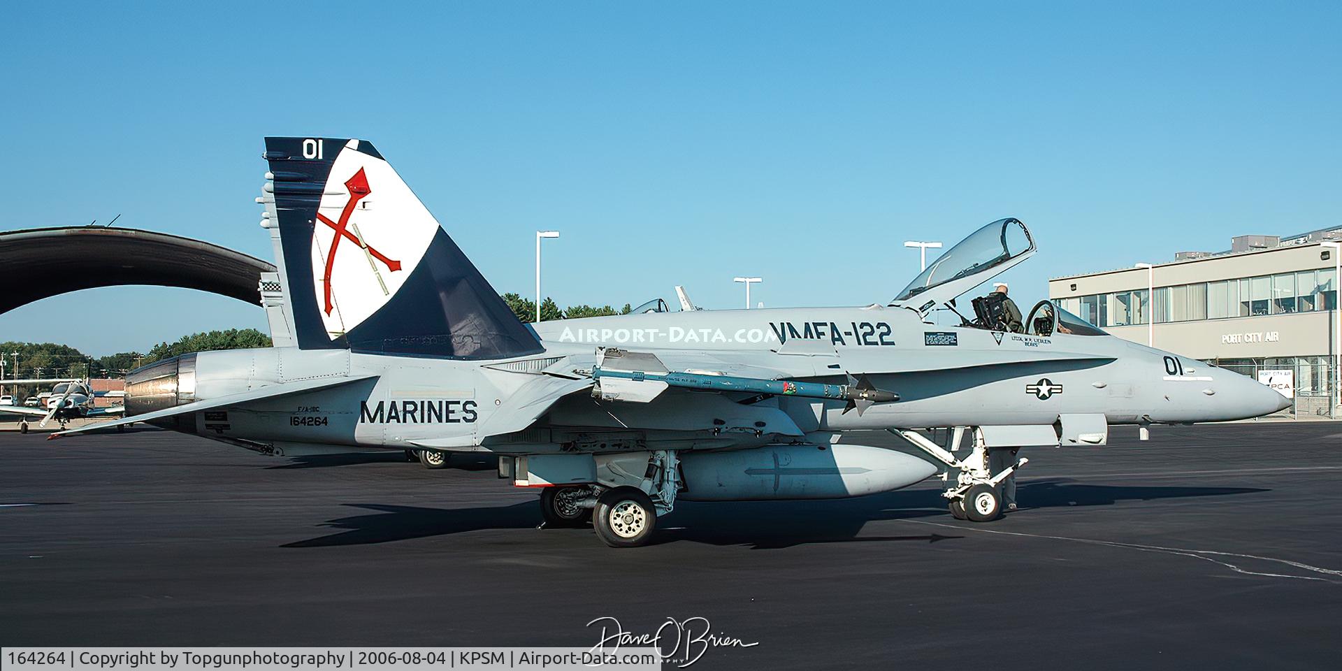 164264, 1991 McDonnell Douglas F/A-18C Hornet C/N 1027/C243, VMFA-122 Werewolves