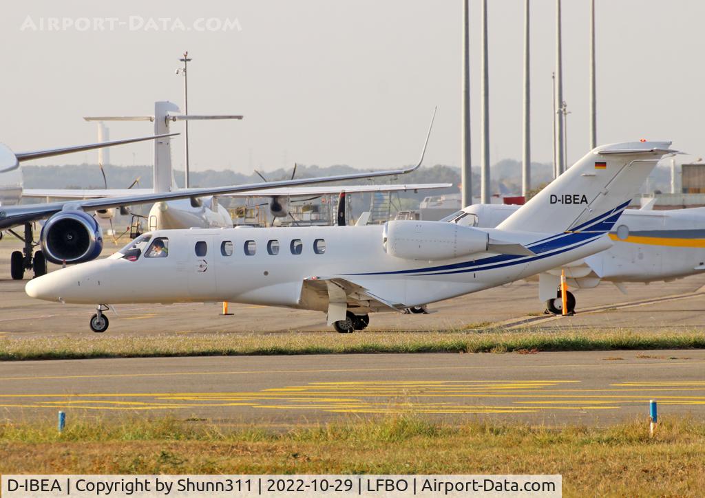 D-IBEA, Cessna 525A CitationJet CJ2+ C/N 525A-0383, Parked at the General Aviation area...