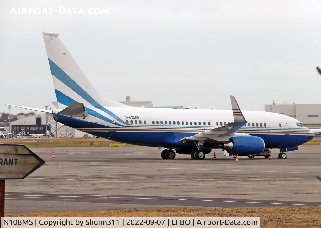 N108MS, 2002 Boeing 737-7BC C/N 33102, Parked at the General Aviation area...