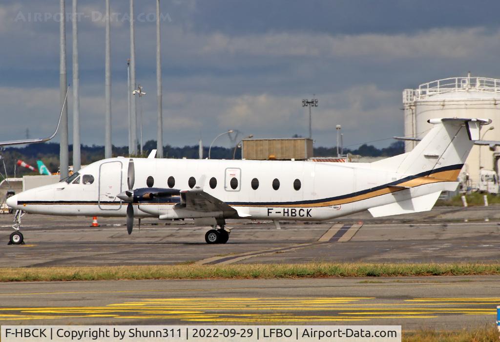 F-HBCK, 1999 Beech 1900D C/N UE-374, Parked at the General Aviation area...