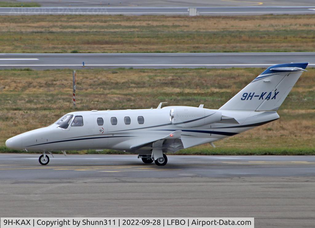 9H-KAX, 2022 Cessna 525 Citation M2 C/N 525-1115, Taxiing to the General Aviation area...