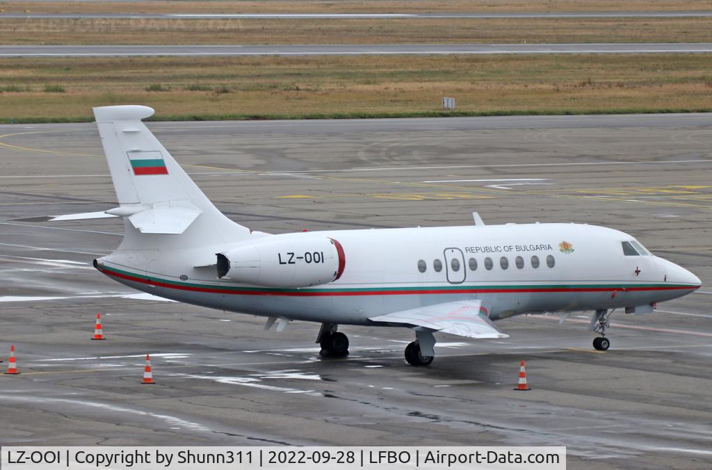 LZ-OOI, Dassault Falcon2000X C/N 123, Parked at the General Aviation area...