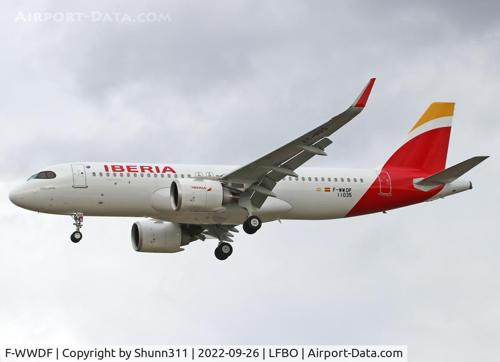 F-WWDF, 2022 Airbus A320-251N C/N 11035, C/n 11035 - To be EC-NVS