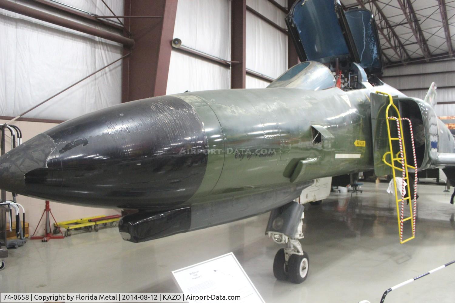 74-0658, 1974 McDonnell Douglas F-4E Phantom II C/N 4809, Air Zoo zx