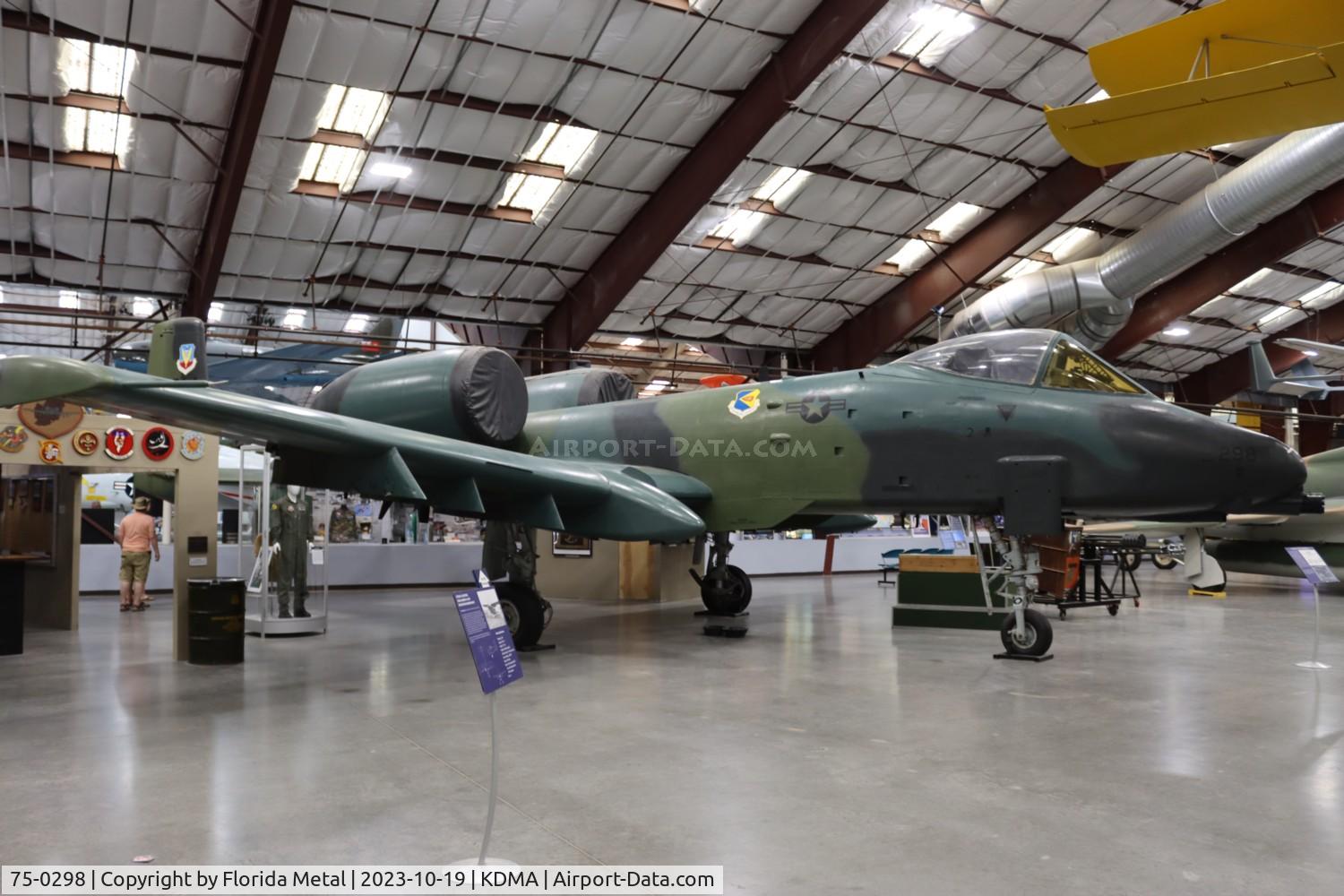 75-0298, 1975 Fairchild Republic A-10A Thunderbolt II C/N A10-0047, A-10 zx