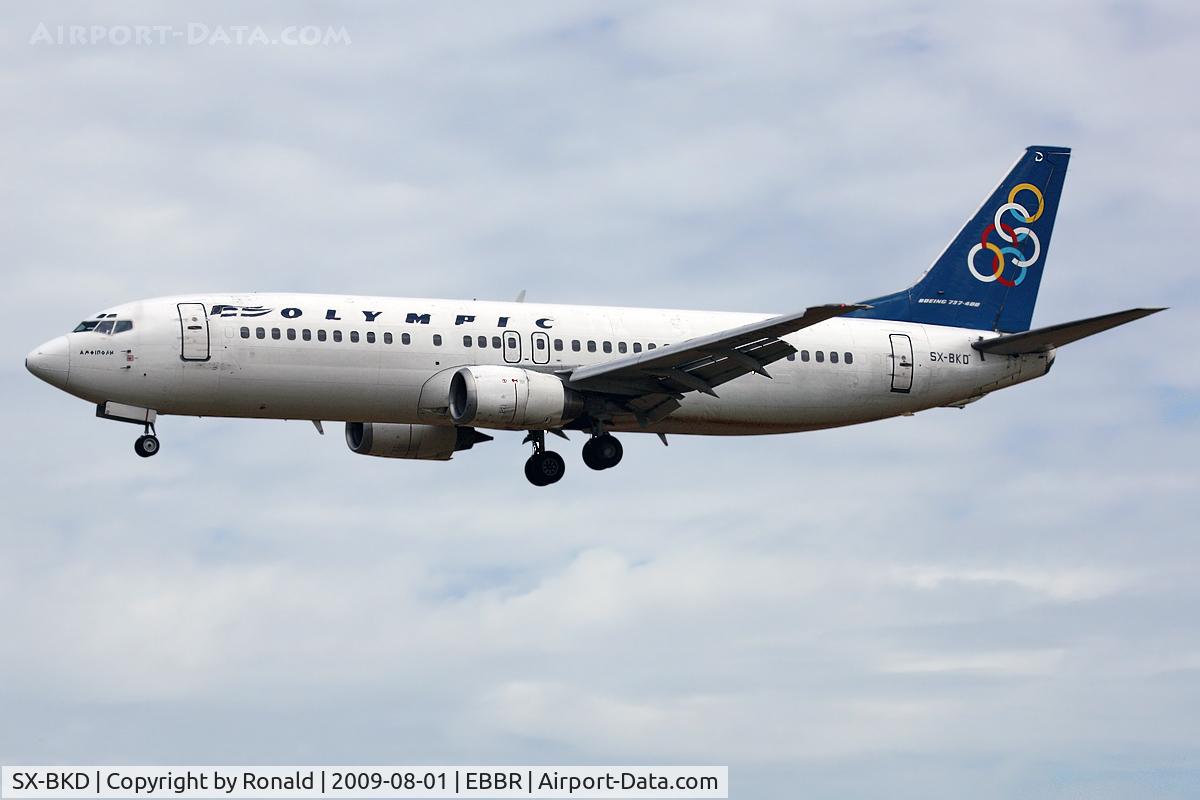 SX-BKD, 1991 Boeing 737-484 C/N 25362, at bru