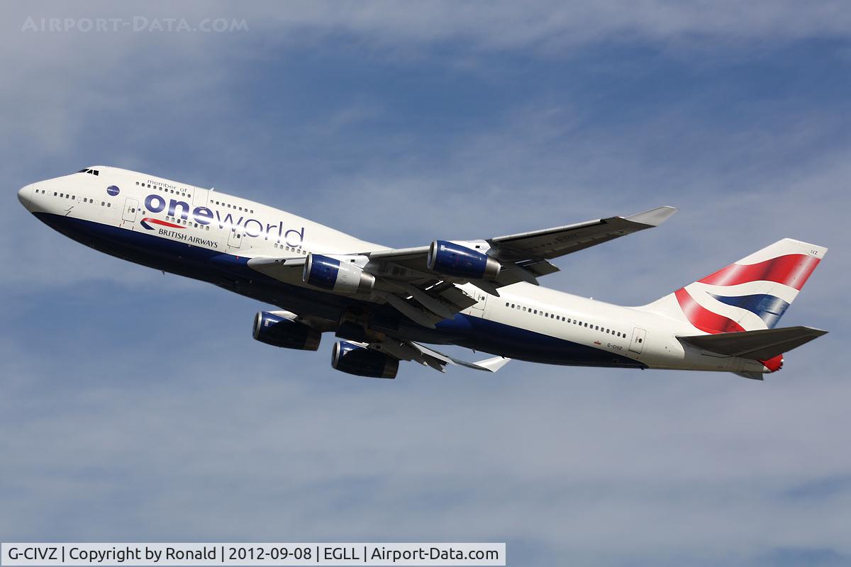 G-CIVZ, 1998 Boeing 747-436 C/N 28854, at lhr