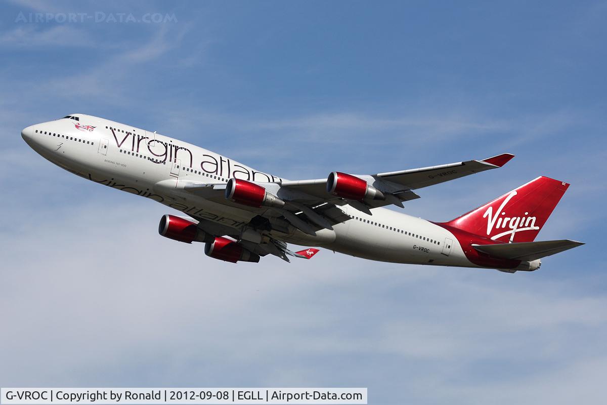 G-VROC, 2003 Boeing 747-41R C/N 32746, at lhr