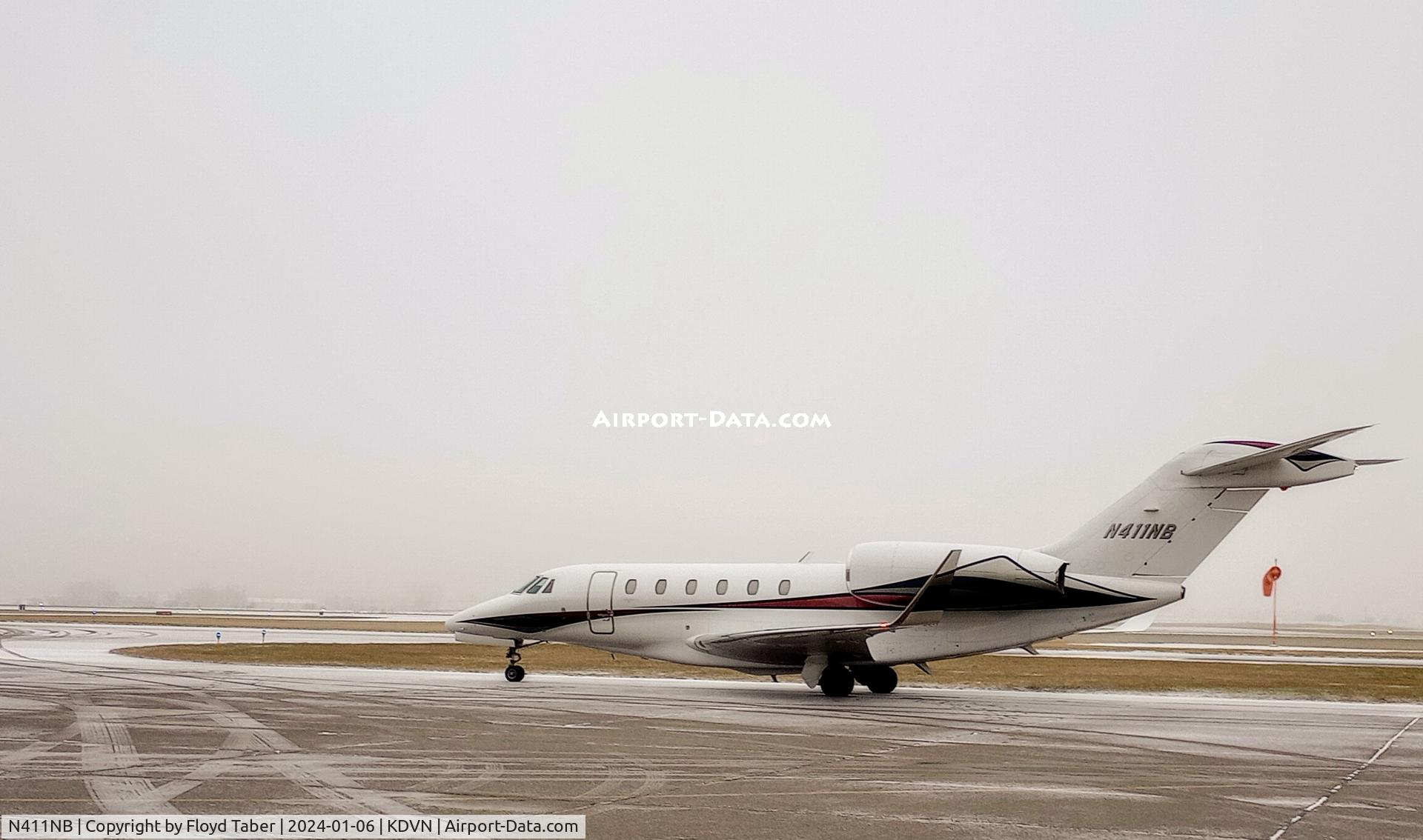 N411NB, Cessna 750 Citation X C/N 750-0309, On the REVV Aviation ramp Davenport Iowa