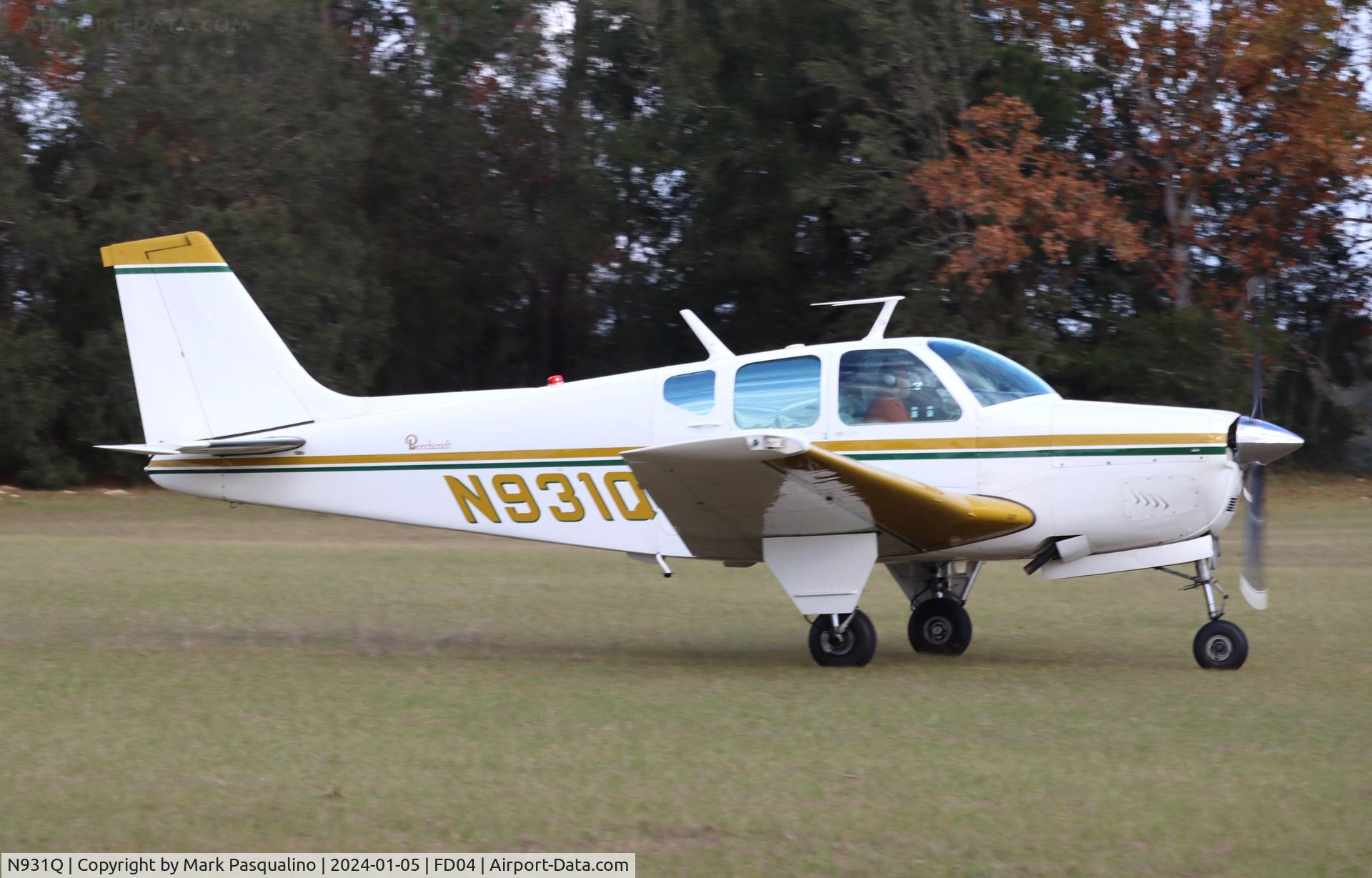 N931Q, 1961 Beech 35-B33 Debonair C/N CD-389, Beech B33