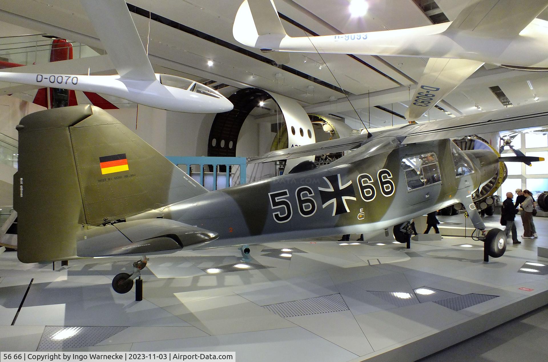 56 66, Dornier Do-27B C/N 360, Dornier Do 27B at Deutsches Museum, München (Munich)