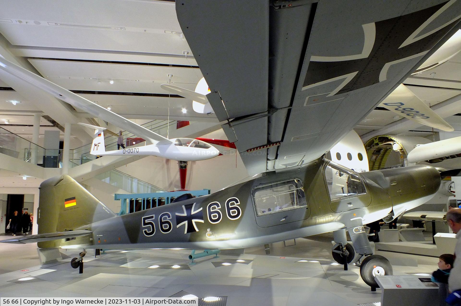 56 66, Dornier Do-27B C/N 360, Dornier Do 27B at Deutsches Museum, München (Munich)