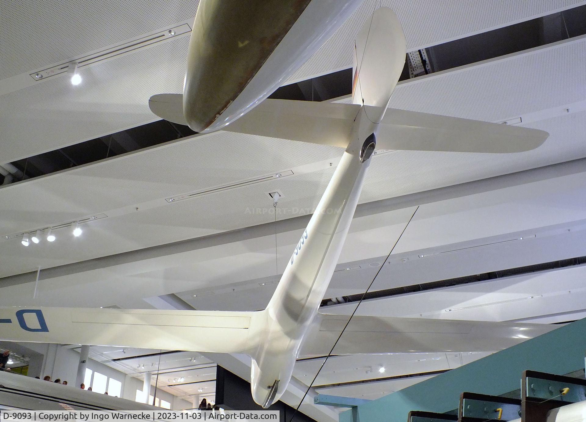 D-9093, 1957 Akaflieg Stuttgart FS-24 Phönix C/N V1, Akaflieg Stuttgart fs 24 Phönix at Deutsches Museum, München (Munich)