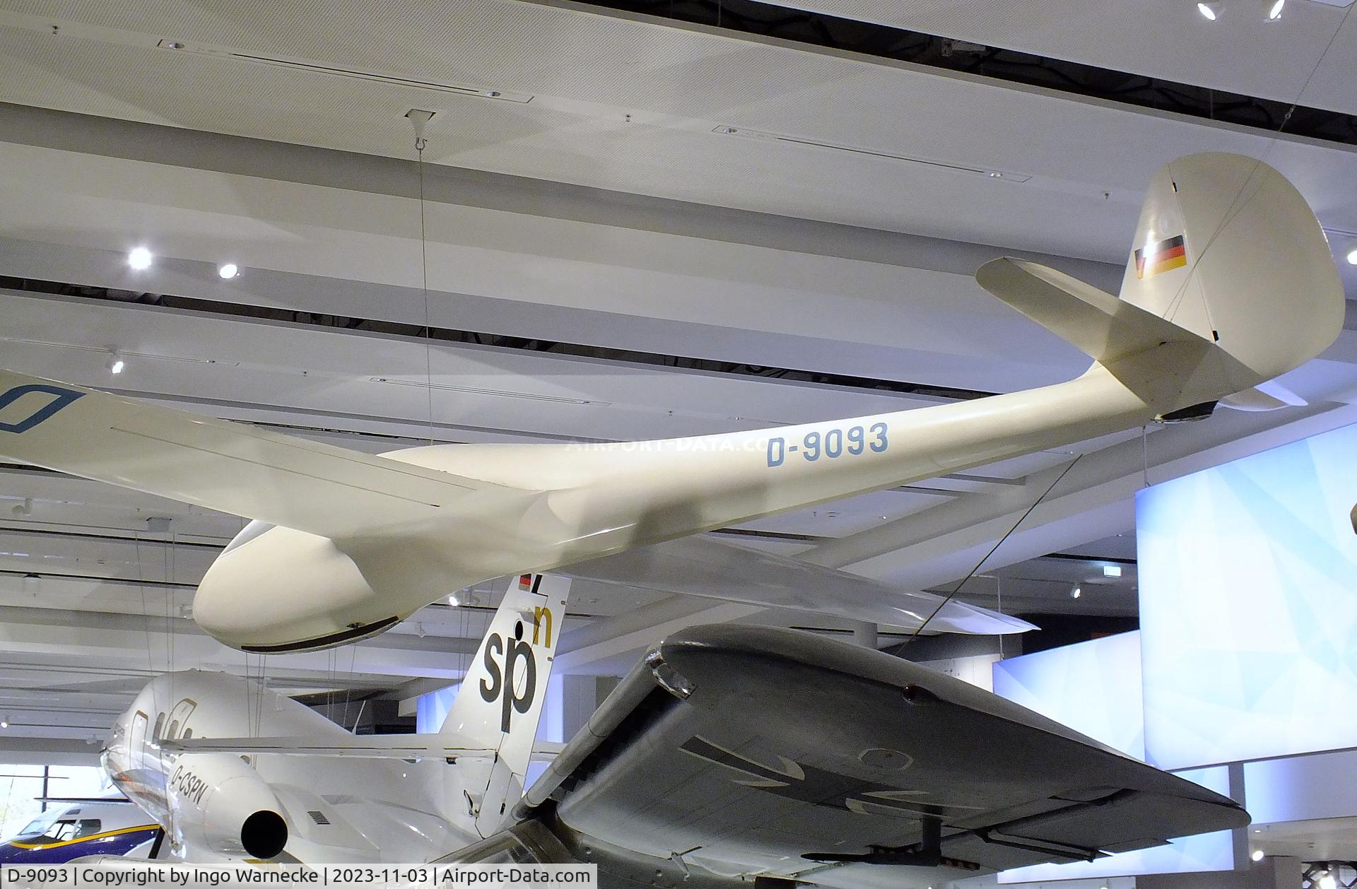 D-9093, 1957 Akaflieg Stuttgart FS-24 Phönix C/N V1, Akaflieg Stuttgart fs 24 Phönix at Deutsches Museum, München (Munich)
