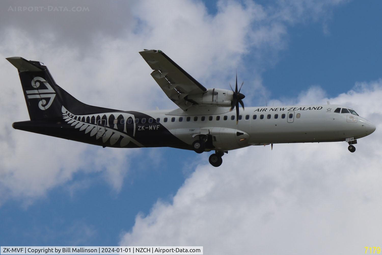 ZK-MVF, 2015 ATR 72-600 C/N 1228, from PMR