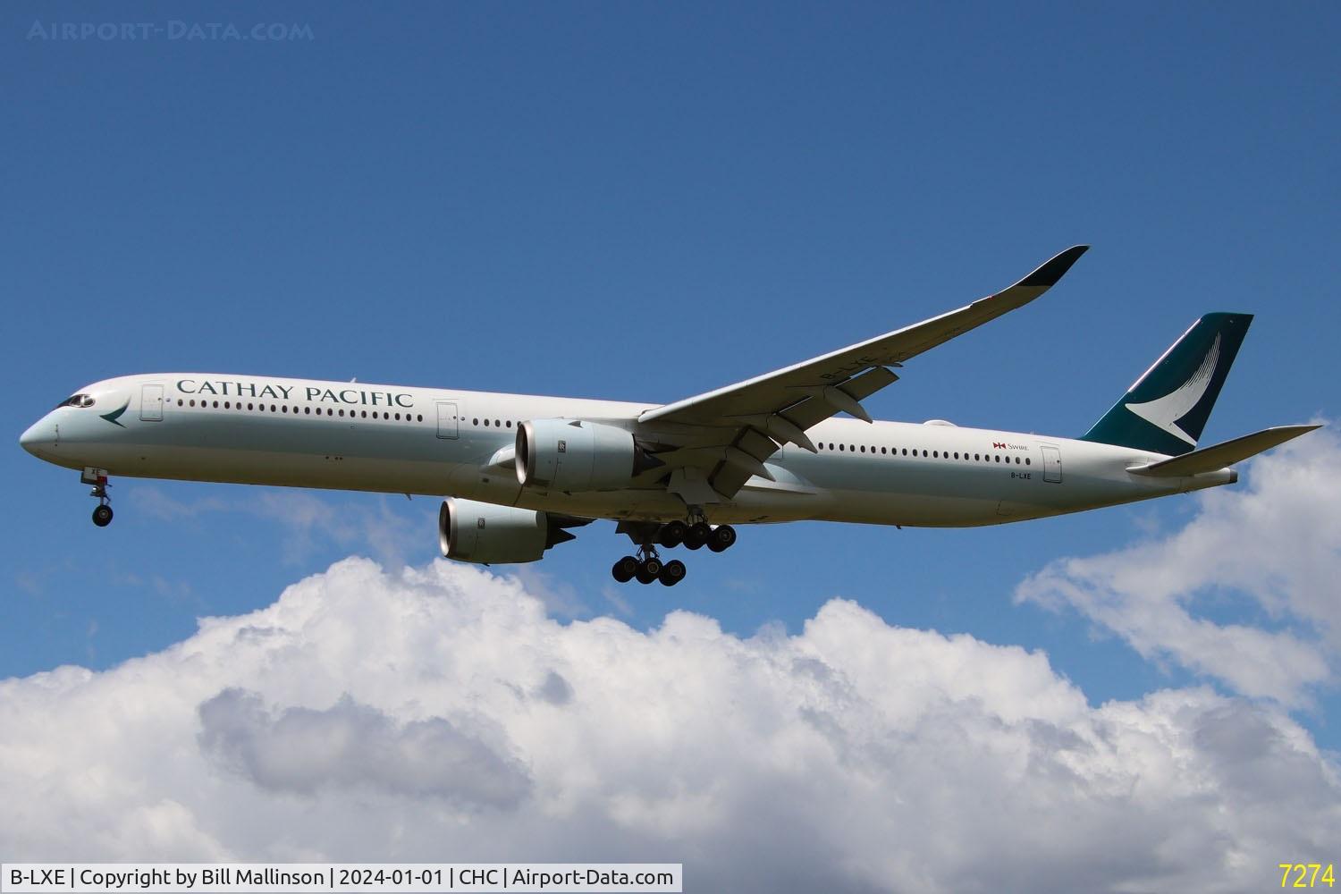 B-LXE, 2018 Airbus A350-1041 C/N 0225, cz123 from HKG